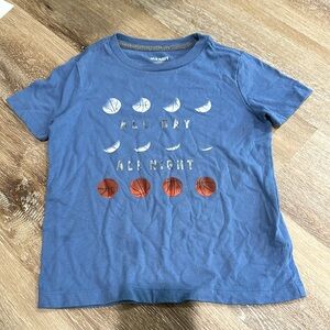 Kids old navy xs(5) all day all night basketball tshirt